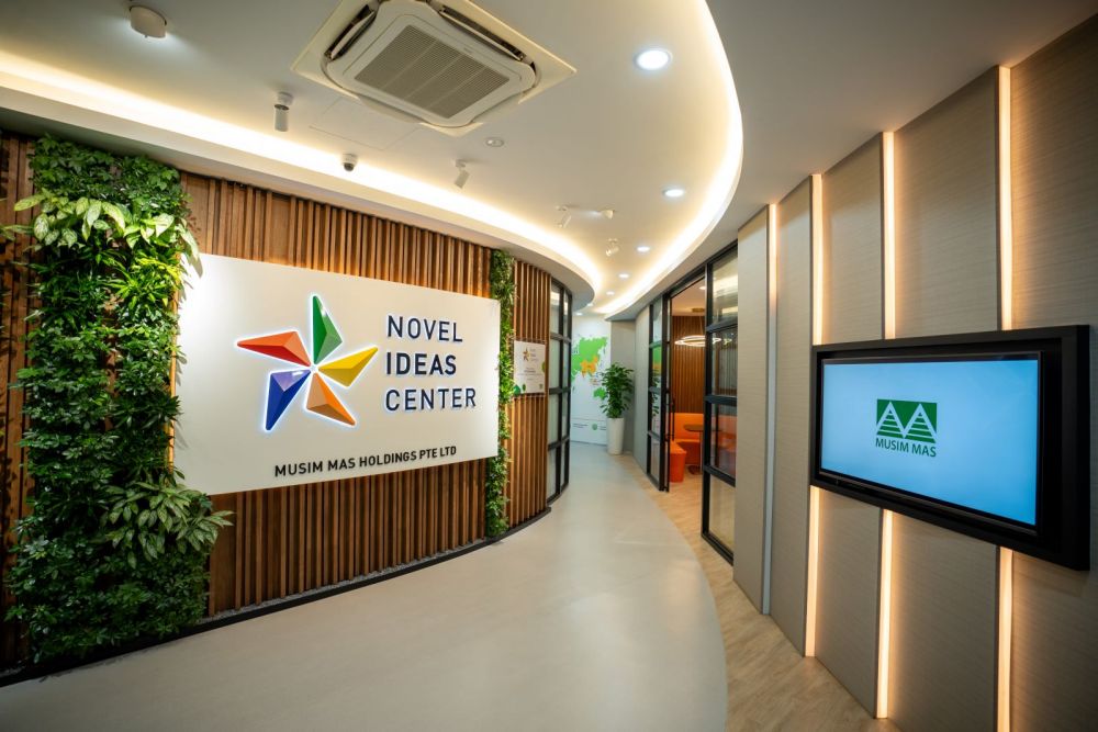 Lobby of the Novel IDEAS Center situated at Singapore Science Park 
