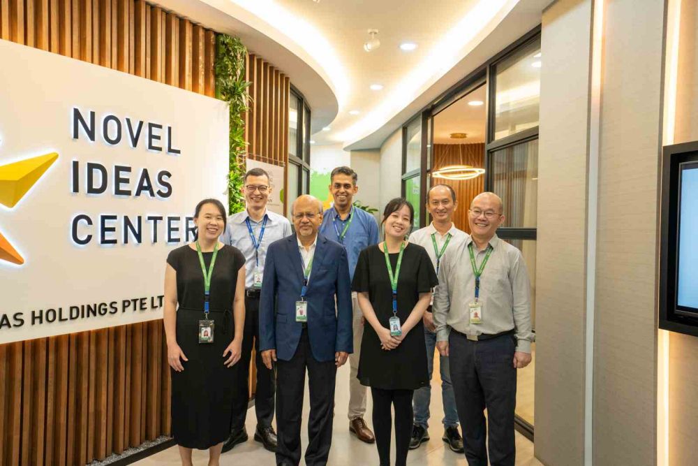 Sam Appalasami, Head of Functional Products and Novel IDEAS Center with his team at the Novel IDEAS Center. (Photo: Shimadzu)