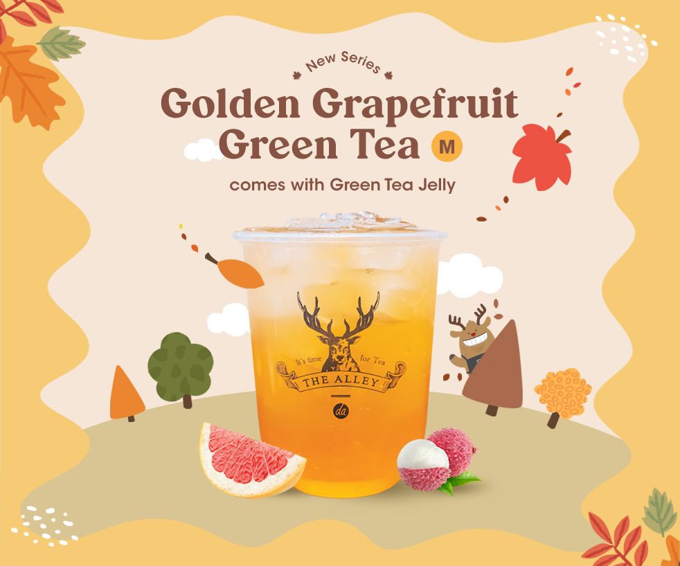 The Alley - Golden Grapefruit Green Tea 