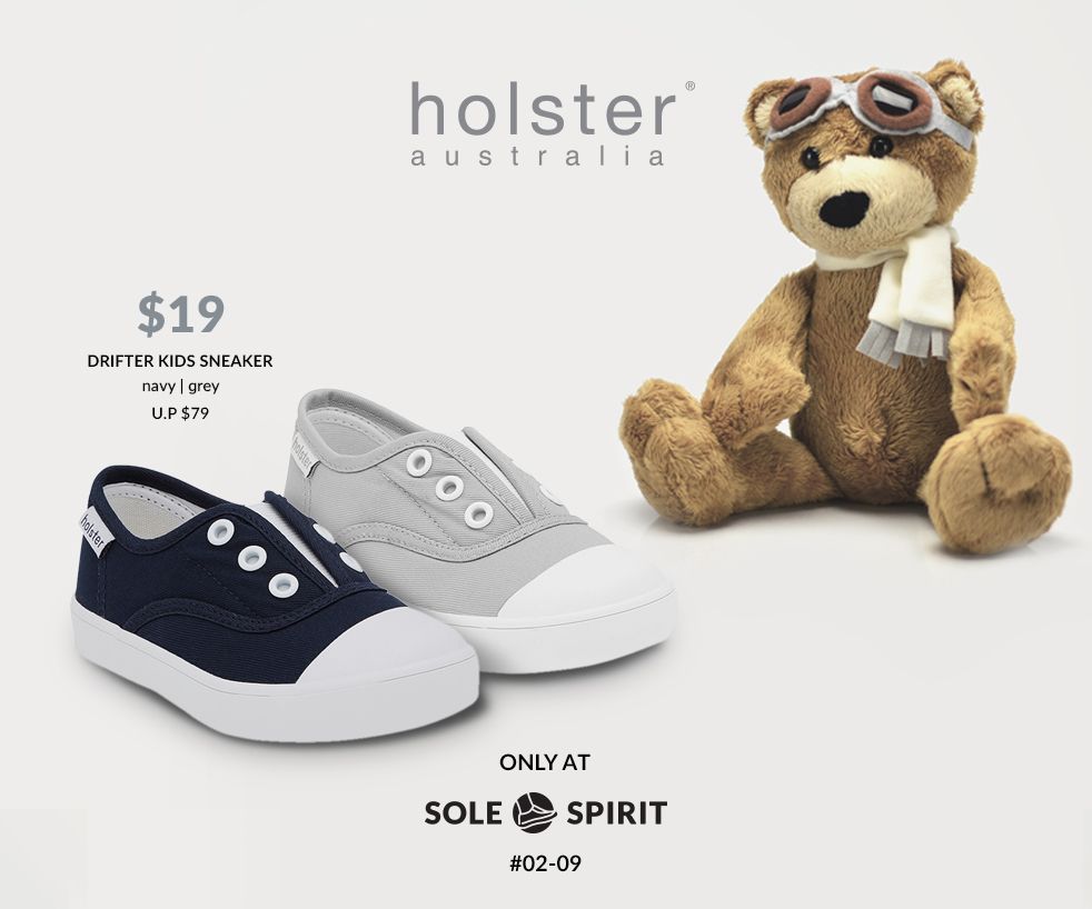 Holster Australia Kids Sneakers at $19 per pair
