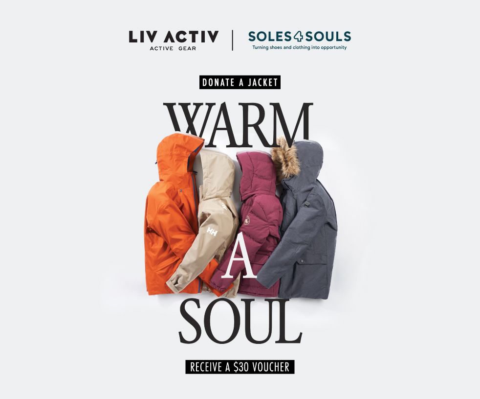 LIV ACTIV Warm A Soul Donation Drive