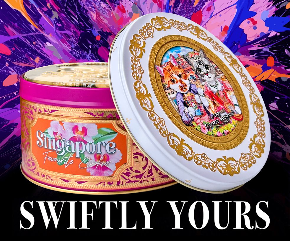 Swiftly Yours! Enjoy selected cookies at $42 per tin