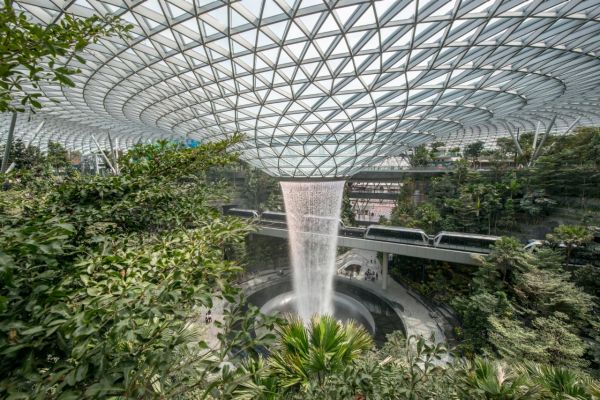 Jewel Changi Airport Rain Vortex